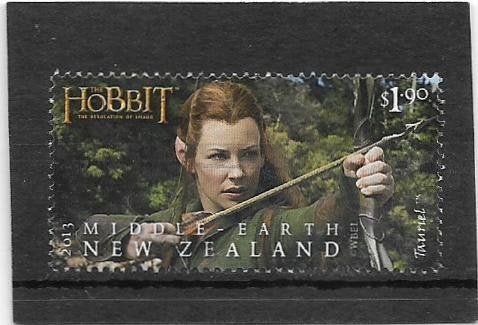Nieuw Zeeland 2013 The Hobbit – Tauriel $1.90, Verzenden, Gestempeld