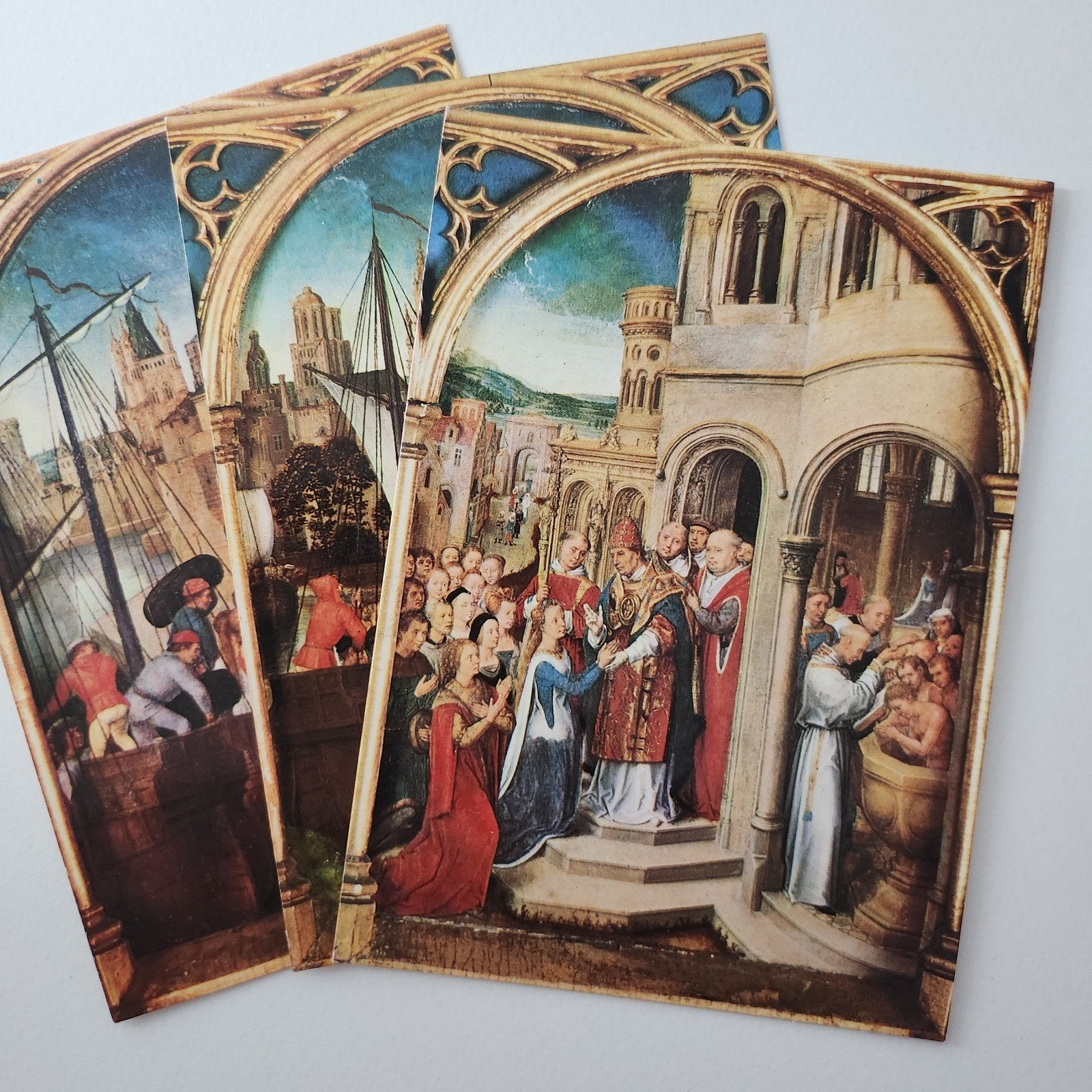 Drieluik Jan Memling - Sint Ursulaschrijn, Verzenden, 1980 tot heden, Gelopen, Cultuur en Media