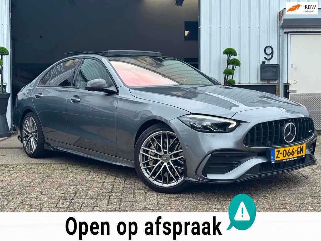 Mercedes-Benz C-klasse AMG | 43 | 4MATIC | 1STE EIGN | PANO, Auto's, Mercedes-Benz, Bedrijf, Te koop, C-Klasse, 4x4, ABS, Achteruitrijcamera