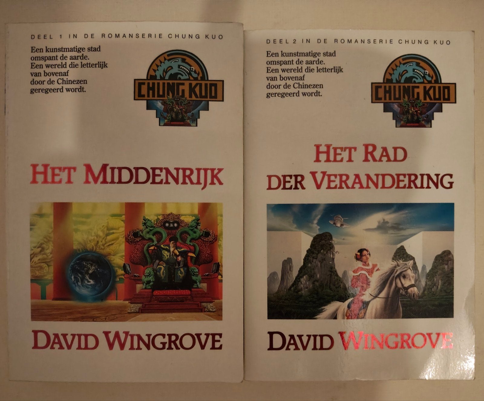 David wingrove: Het Middenrijk & Het Rad der Verandering, Ophalen of Verzenden, Gelezen