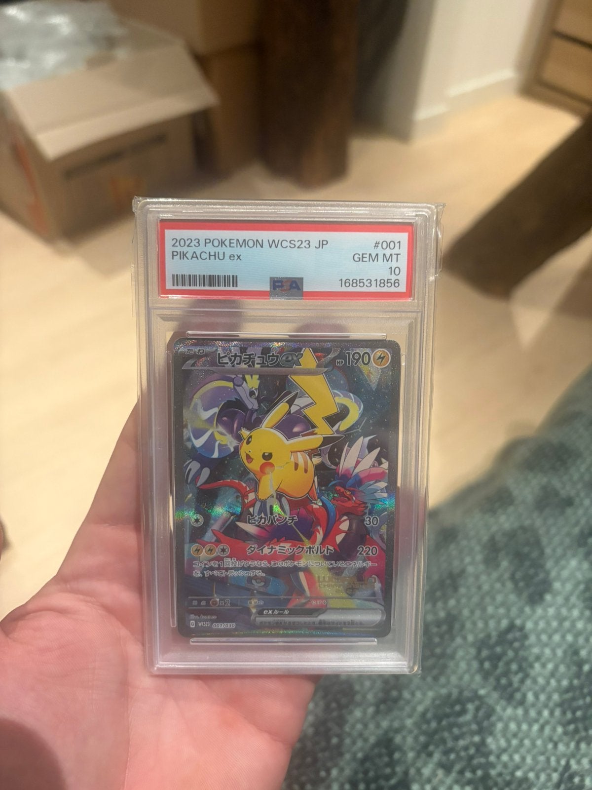 Pikachu World Championship PSA 10, Ophalen of Verzenden, Zo goed als nieuw