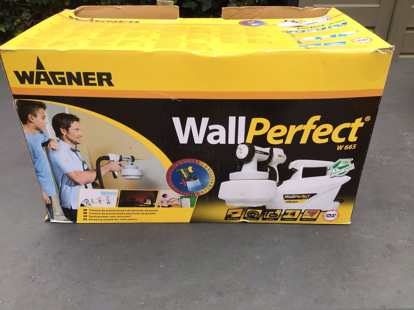 Verfspuit wall perfect 665, Ophalen, Zo goed als nieuw, Verfspuit of Verfpomp