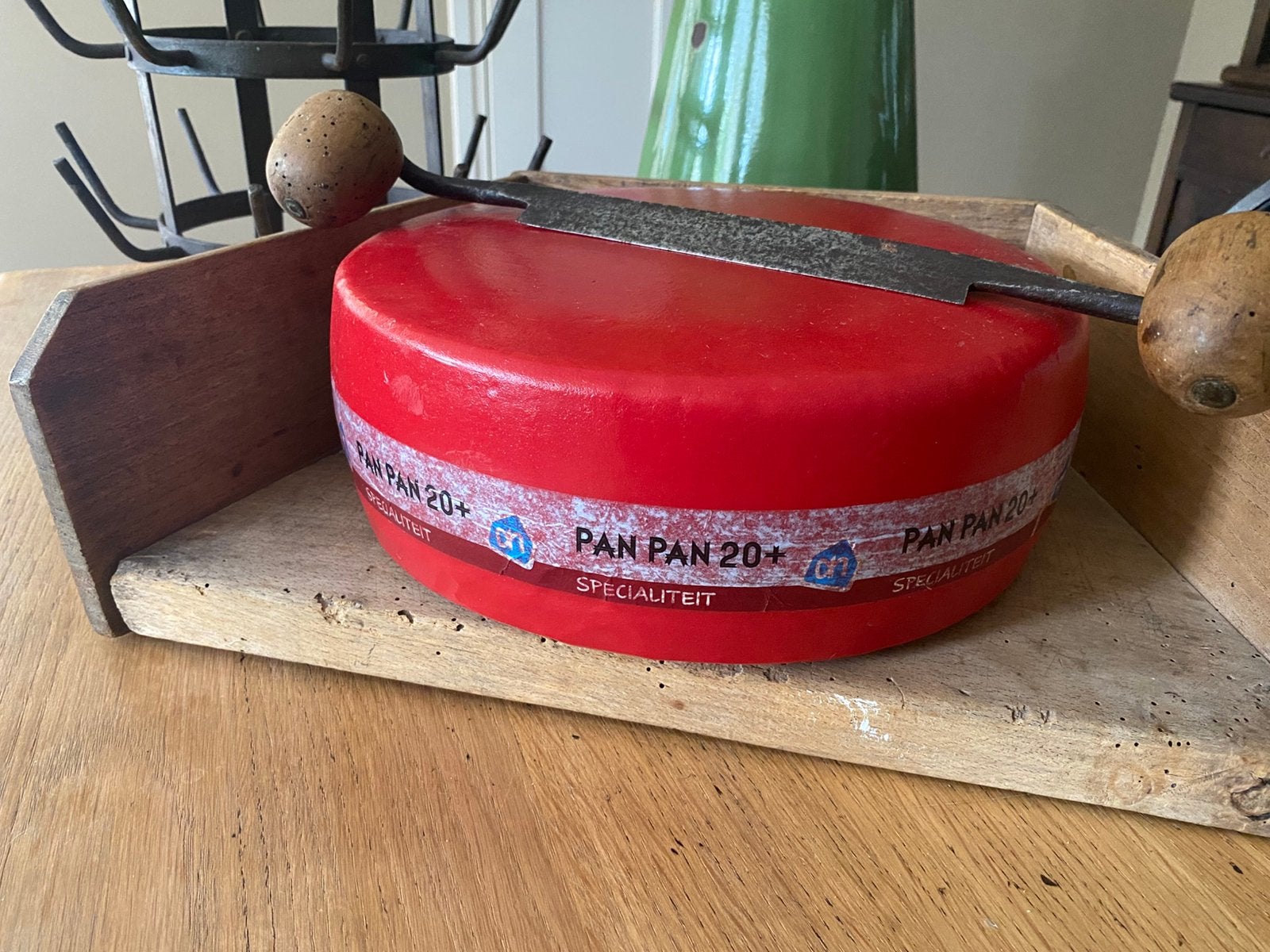 Dummy/ decoratie rode Pan Pan kaas., Ophalen of Verzenden, Gebruikt, Rood, Kunststof