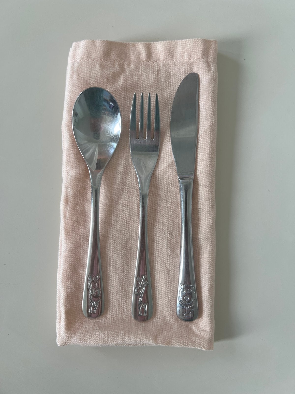 WMF kind bestek setje, Huis en Inrichting, Gebruikt, Kinderbestek, Bestekset, Ophalen of Verzenden