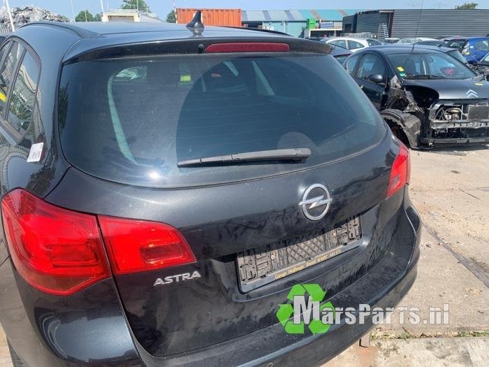 Achterklep van een Opel Astra
