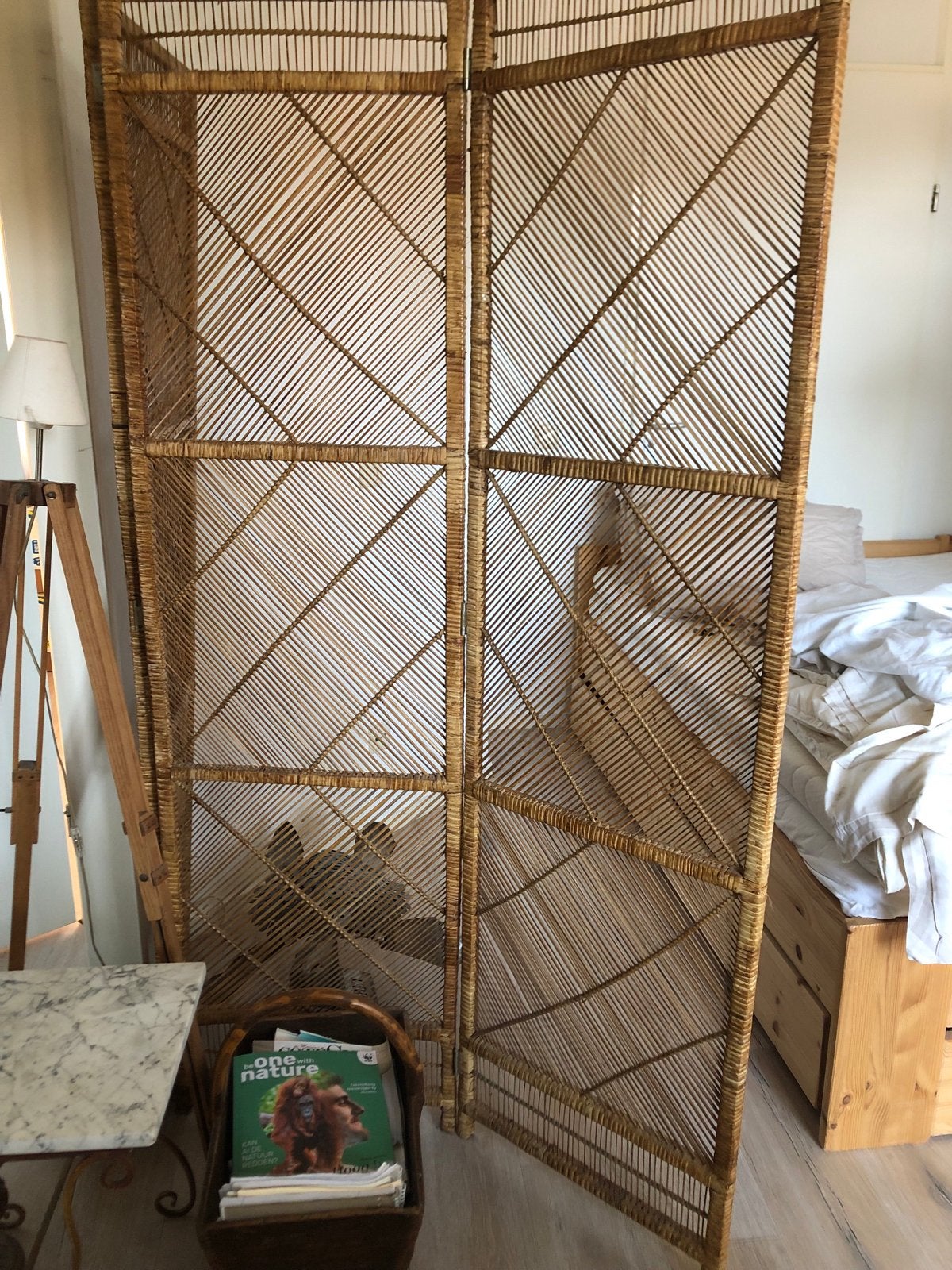 Kamerscherm  - Vintage stijl, hoog 182, breedte 155cm, Huis en Inrichting, Woonaccessoires | Kamerschermen, Ophalen, Gebruikt