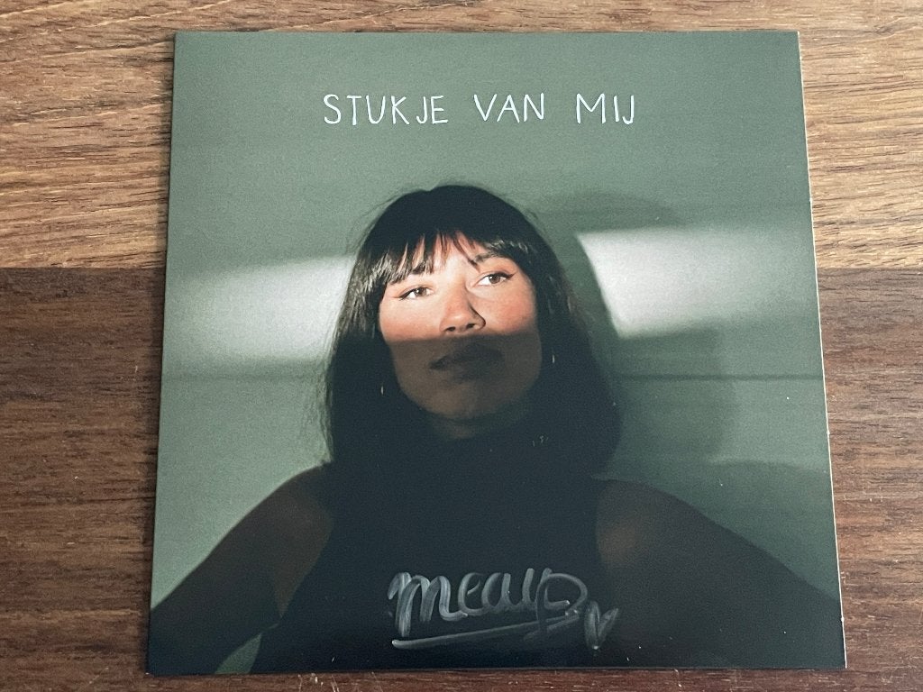 Vinyl Single Meau Stukje Van Mij GESIGNEERD NIEUW, Ophalen of Verzenden, Nieuw in verpakking, Nederlandstalig, Gesigneerd