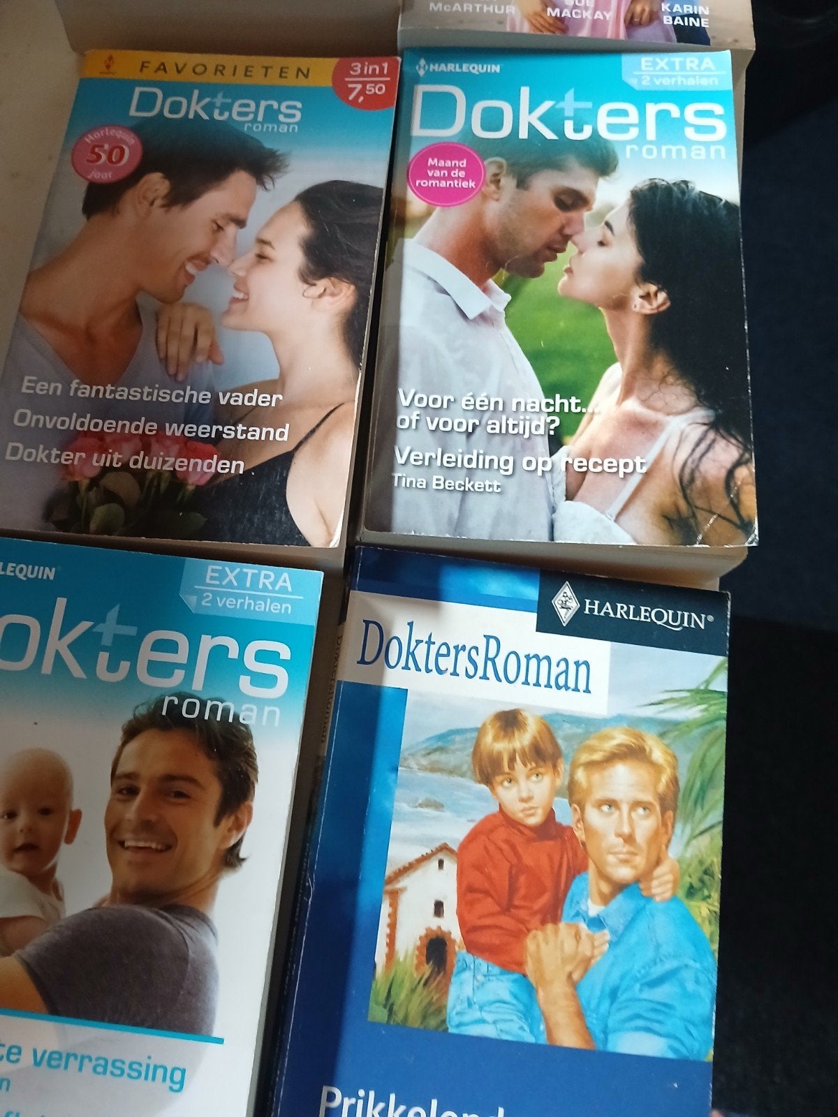 8  Doktersromans - Harlequin Collectie, Ophalen, Gelezen