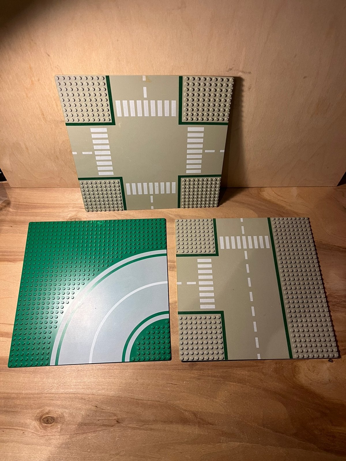 Lego Partij Lot 3x Wegenplaat Stad City, Ophalen of Verzenden, Gebruikt, Grondplaat, Lego