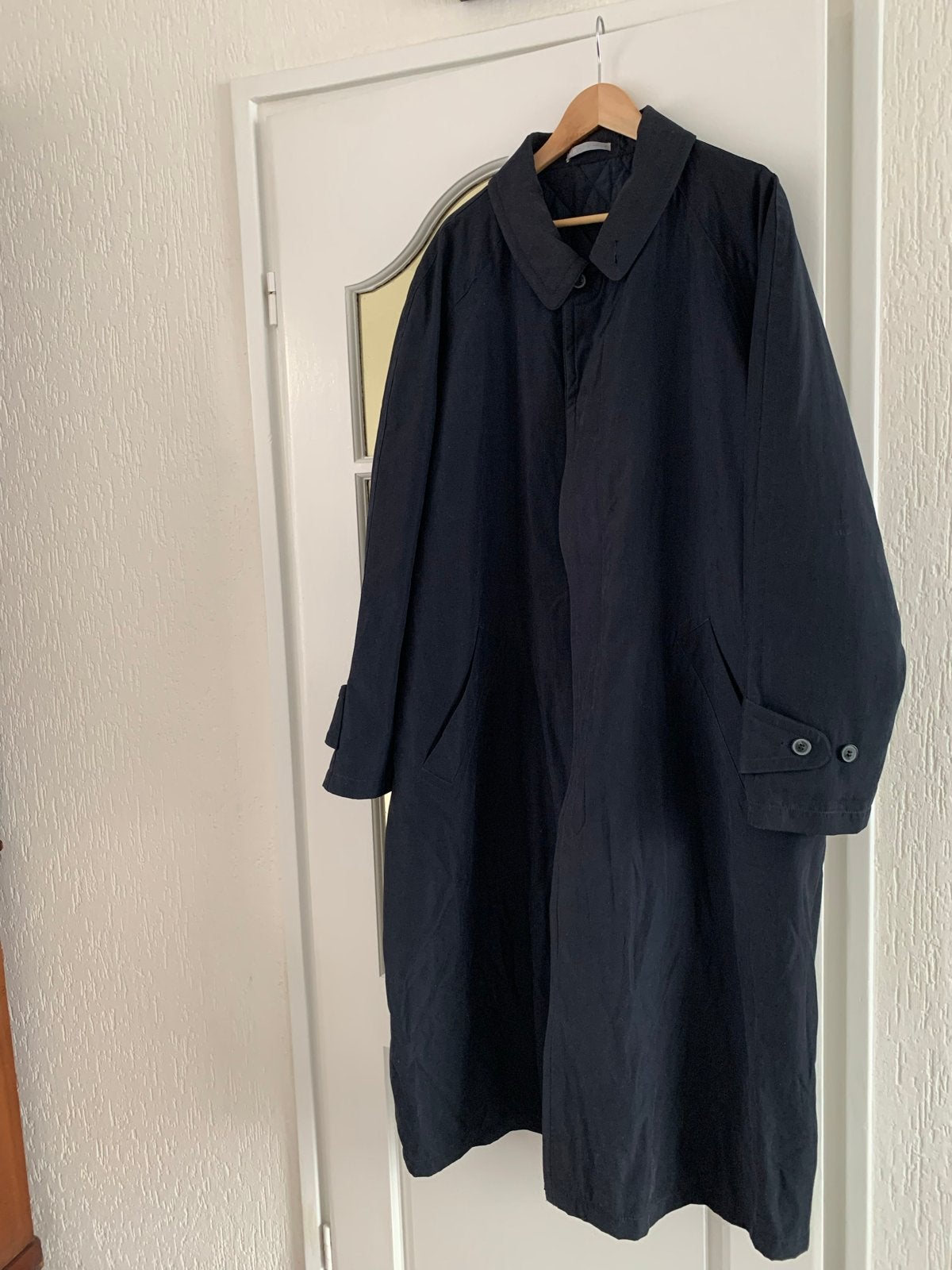 Blauwe herenjas maat XXL - Zo goed als nieuw, Kleding | Heren, Ophalen of Verzenden, Zo goed als nieuw, Overige maten, Blauw