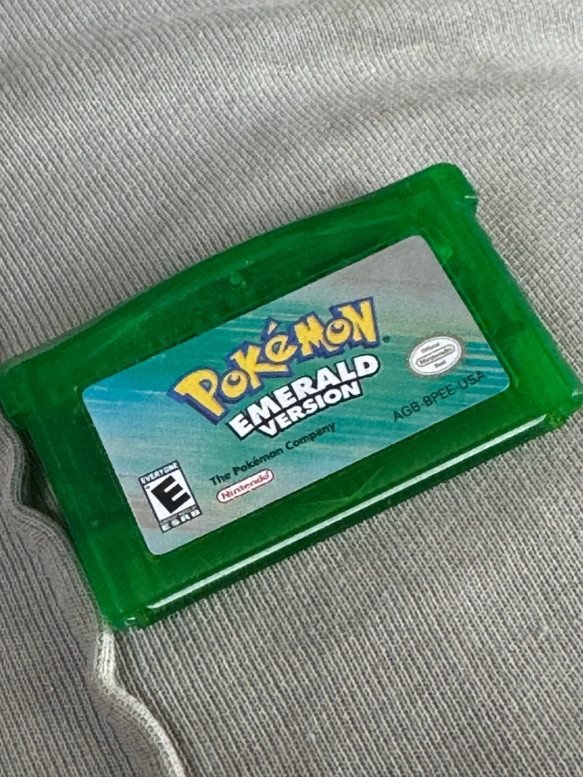 Pokémon Emerald Version (Game Boy Advanced) orgineel, Gebruikt, 1 speler, Ophalen of Verzenden, Role Playing Game (Rpg)