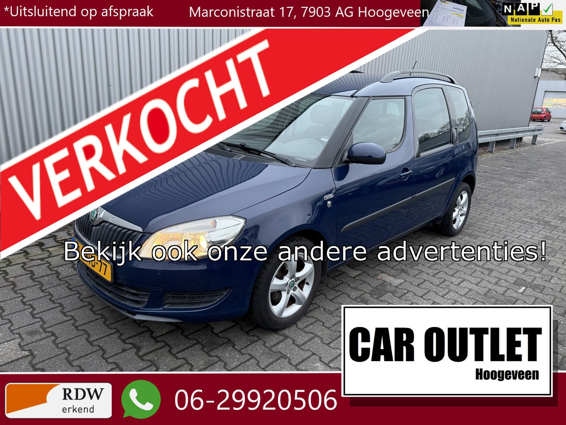 Skoda Roomster 1.2 TSI Ambition Airco Cruise 77Dkm! -- Inrui, Voorwielaandrijving, Euro 5, Gebruikt, Zwart
