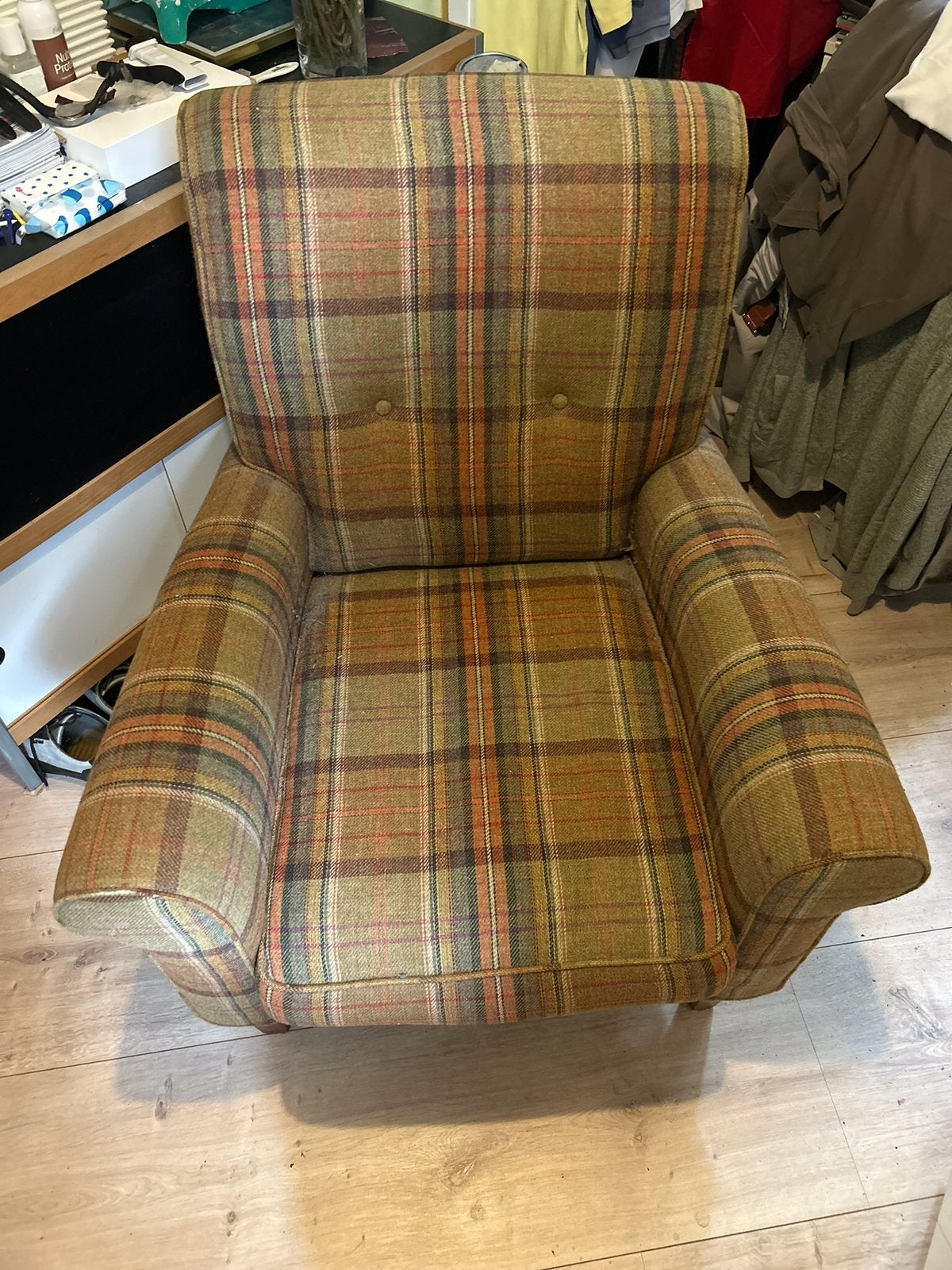 Fauteuil., Ophalen of Verzenden, Zo goed als nieuw, 75 tot 100 cm, 50 tot 75 cm