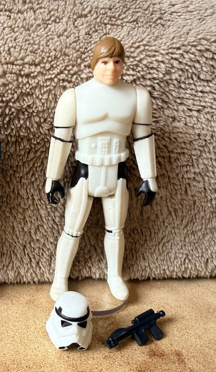 Star Wars vintage last 17 Luke Skywalker Stormtrooper, Verzamelen, Verzenden, Gebruikt, Actiefiguurtje