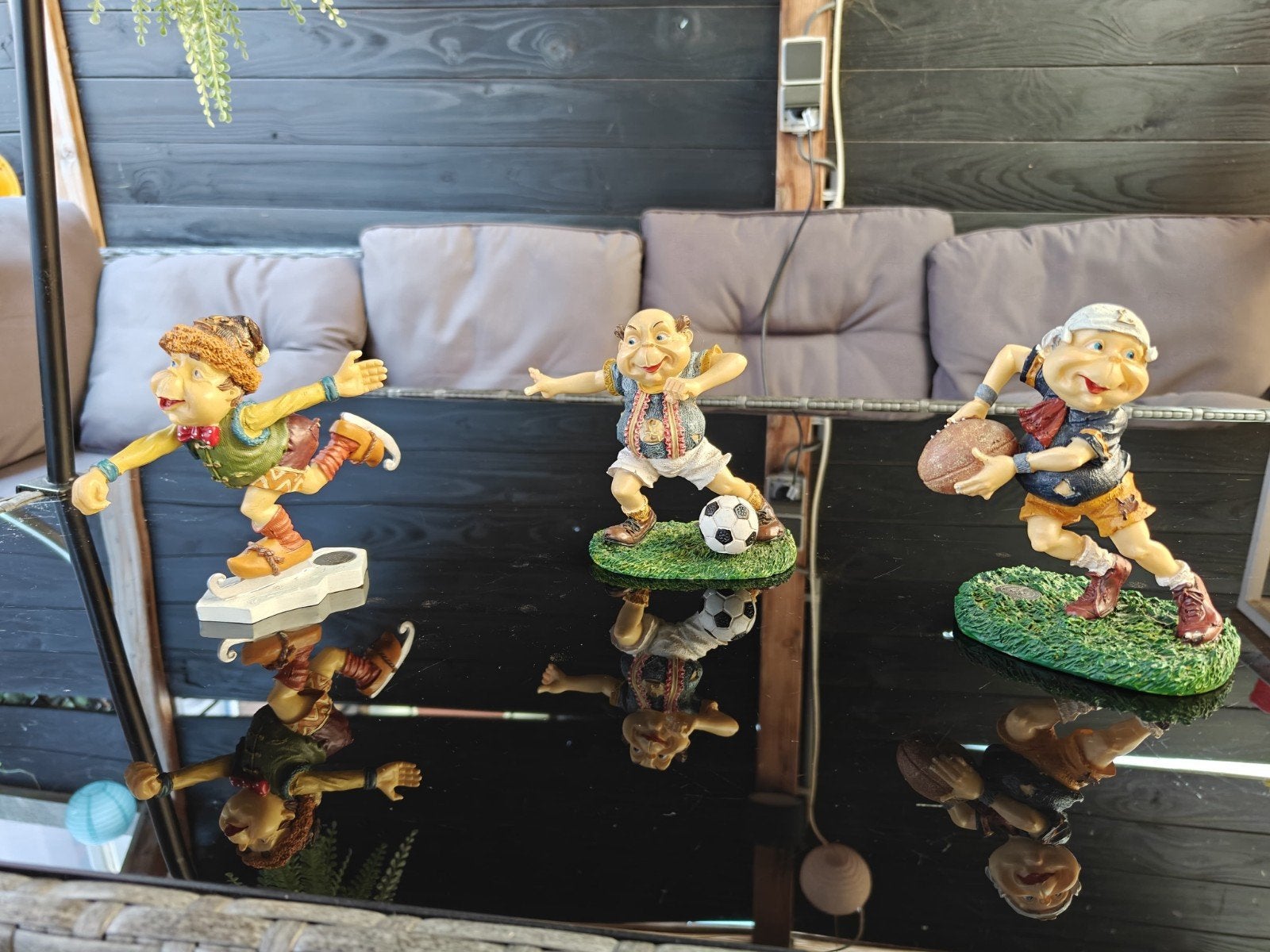 Efteling Laaf Beeldjes Collectie - Voetbal, Rugby, Schaatsen, Ophalen of Verzenden, Zo goed als nieuw, Beeldje of Poppetje