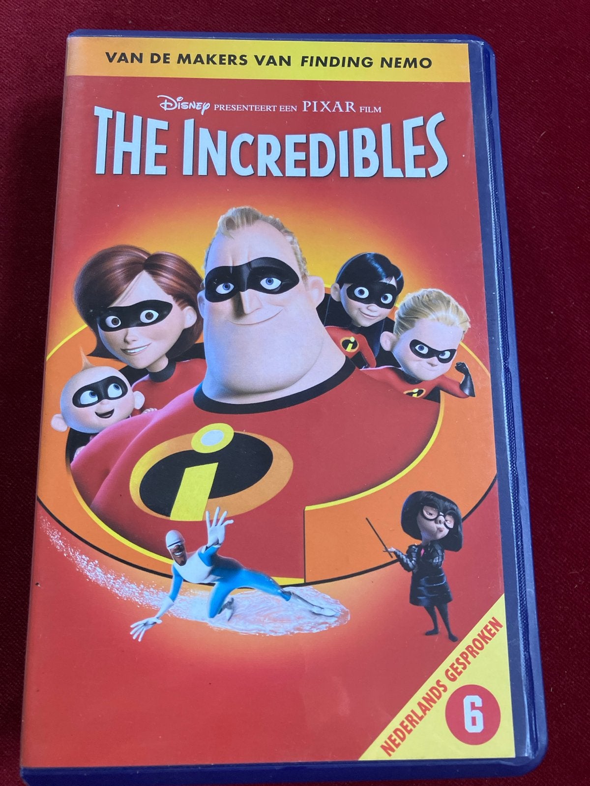 The Incredibles VHS - Disney Pixar Animatie Film, Gebruikt, Verzenden, Kinderfilm, Nederlands