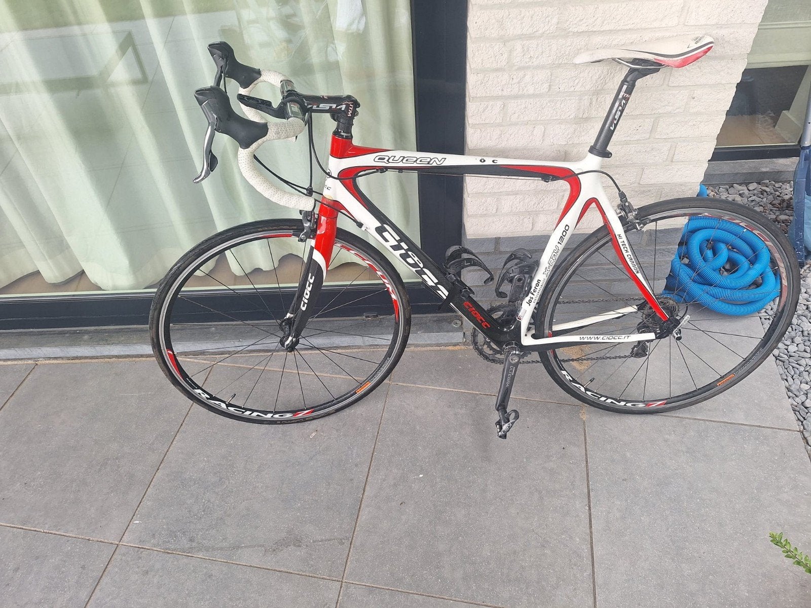 Carbon Queen Ciöcc X-RAY 1200 welrenfiets heren, Fietsen en Brommers, 28 inch, Velgrem, 49 tot 53 cm, Zo goed als nieuw