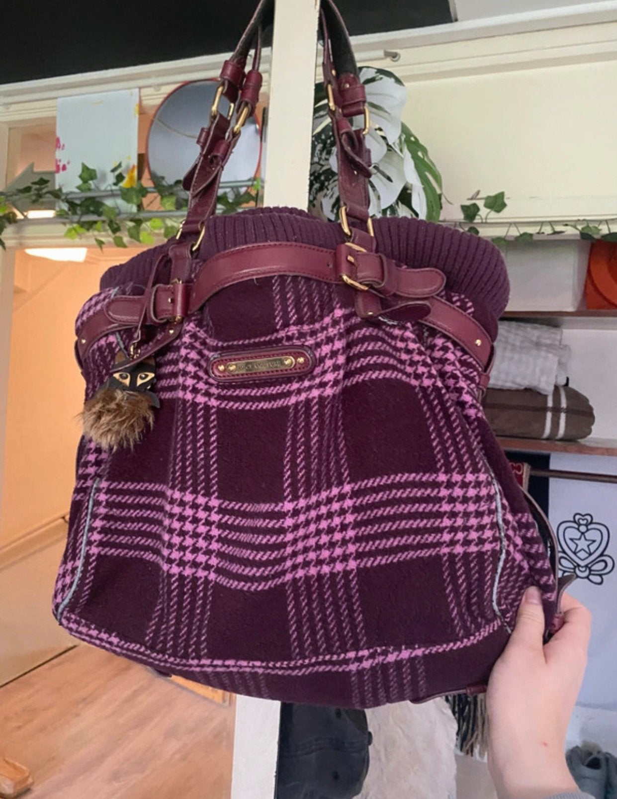 Juicy couture tas, Ophalen, Zo goed als nieuw, Zwart, Handtas