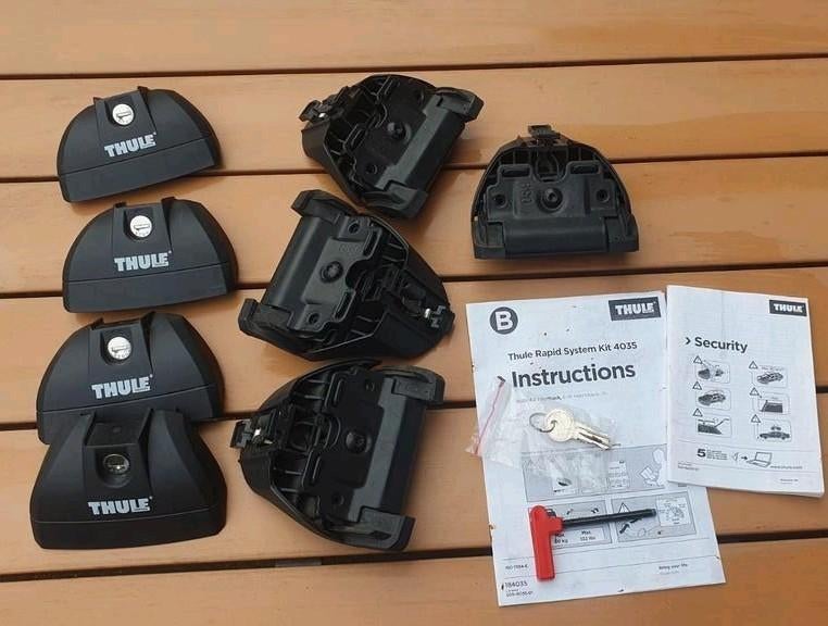 Thule voetenset 753 en 4035 voor Audi A3 8V 2013-2020, Ophalen of Verzenden