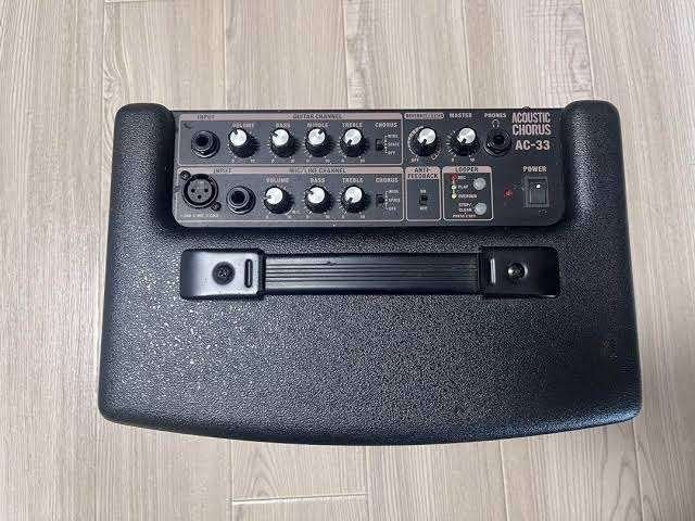 Roland AC33 Acoustic gitaarversterker, Ophalen, Gebruikt, Gitaar, Minder dan 50 watt