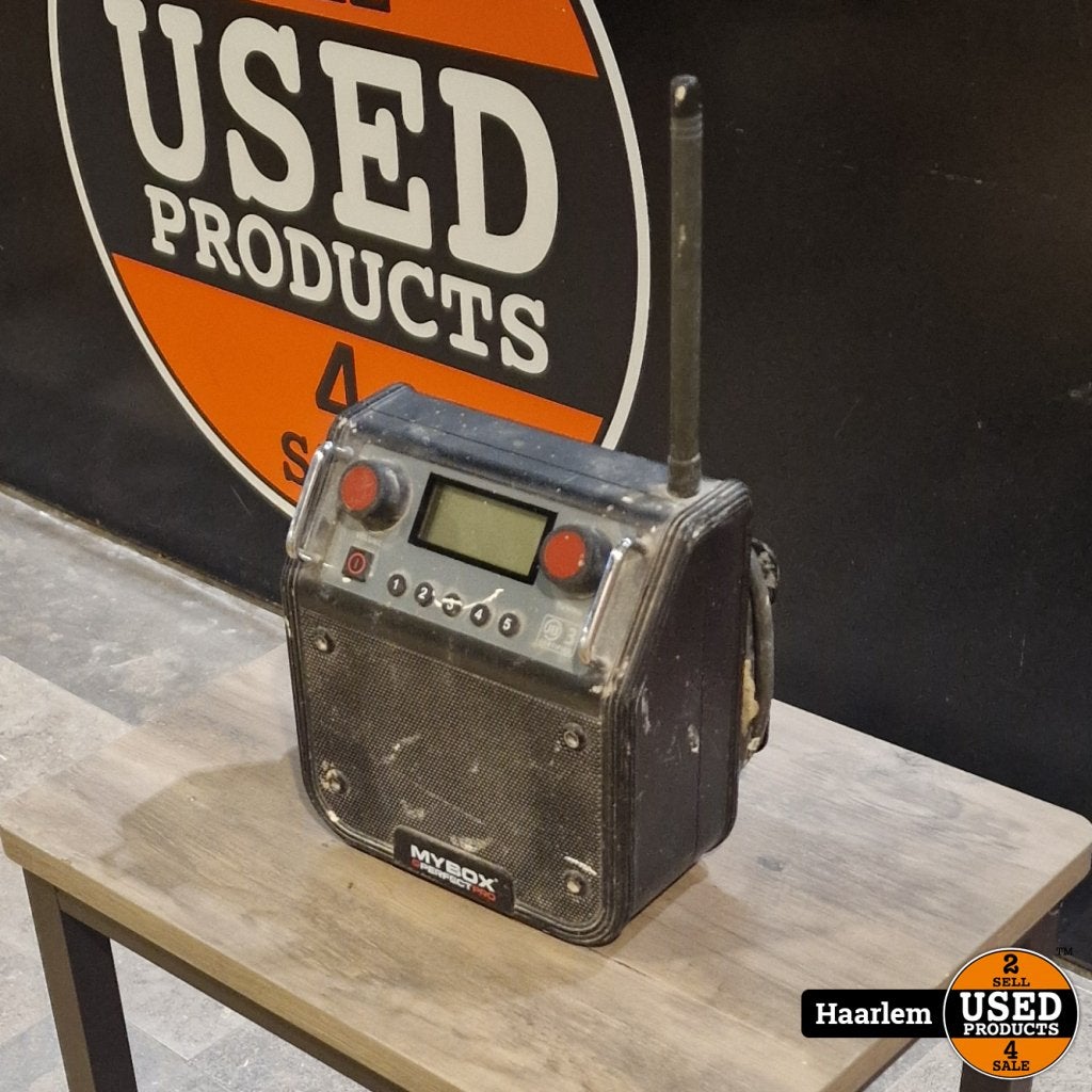 PerfectPro MyBox bouwradio, Flex Ltd., Gebruikt, https://flex.com/contact-us, Nobelstraat 10, 5807 GA Oostrum