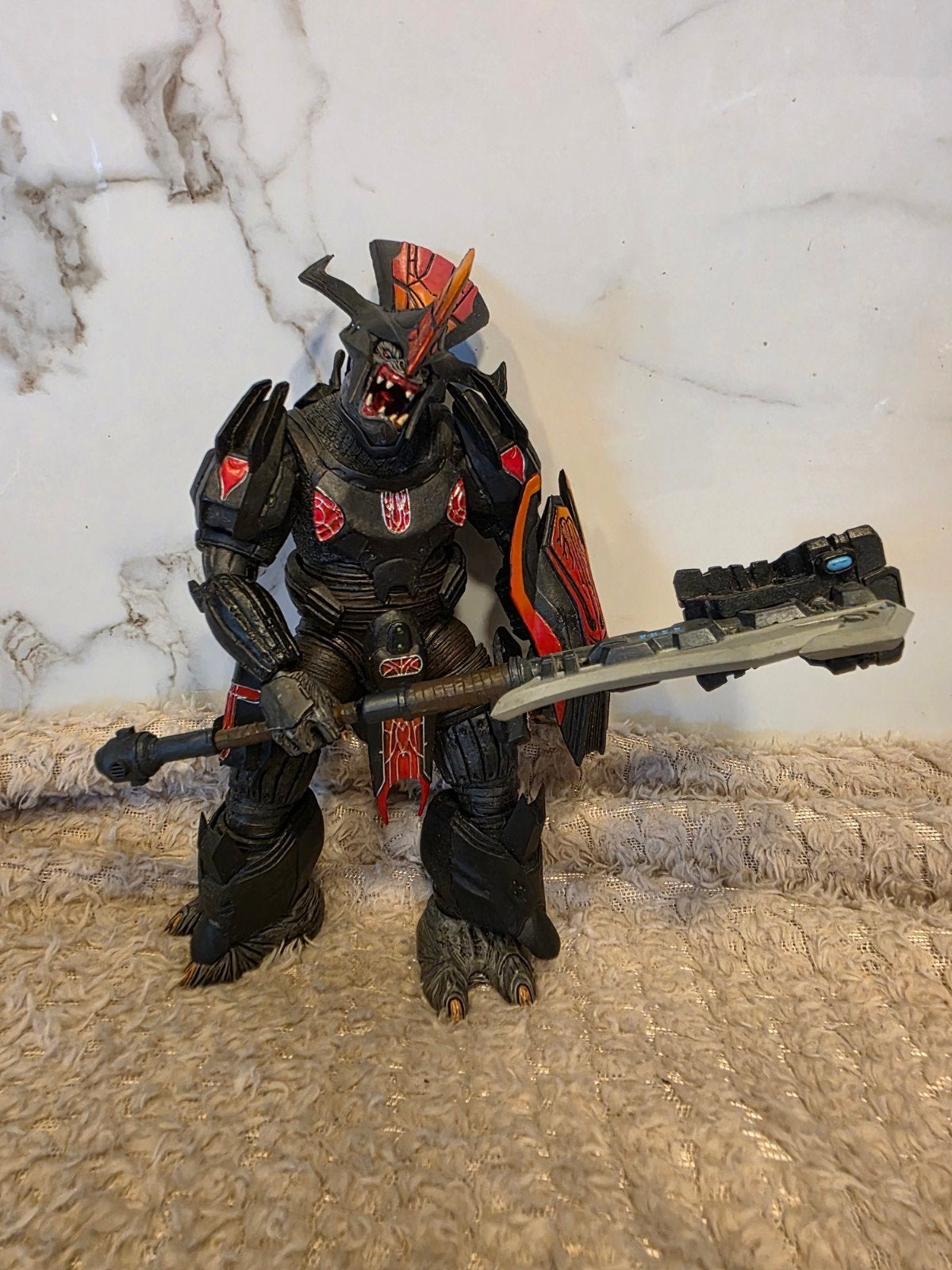 McFarlane Halo 3 Brute Chieftain Series 1 2008, Ophalen of Verzenden, Zo goed als nieuw