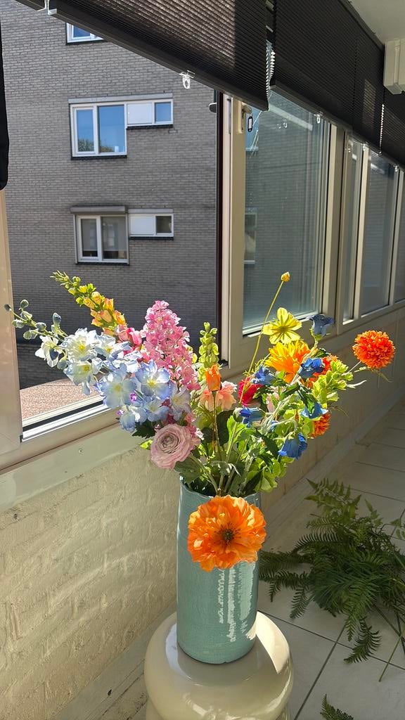 Zijden boeket, Huis en Inrichting, Ophalen of Verzenden, Zo goed als nieuw