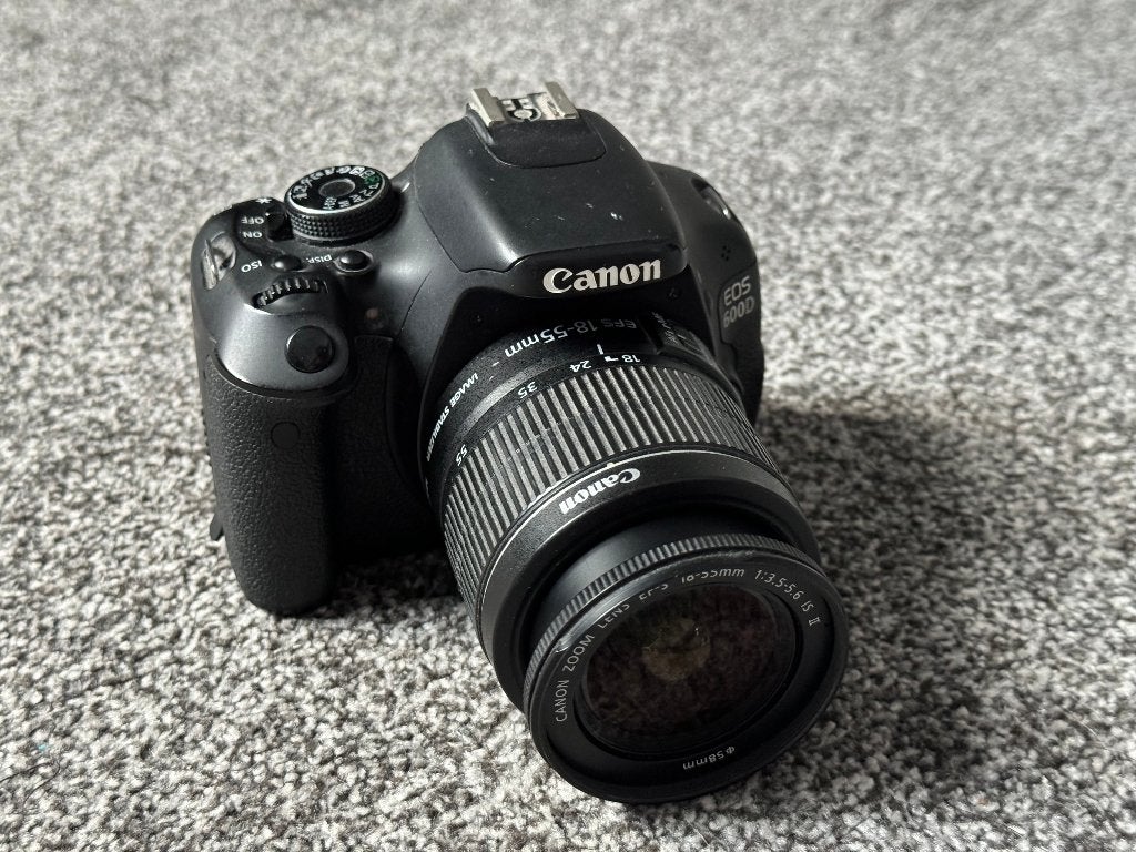 Canon EOS 600D + 18-55mm IS II lens, Audio, Tv en Foto, Fotocamera's Digitaal, Gebruikt, Spiegelreflex, Canon, Geen optische zoom