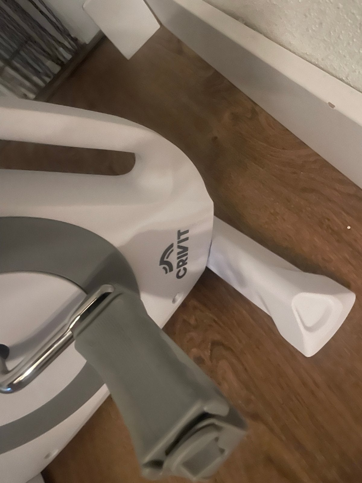 Crivit Zitfiets - Compacte Hometrainer voor Thuis, Ophalen, Kunststof, Armen, Zo goed als nieuw