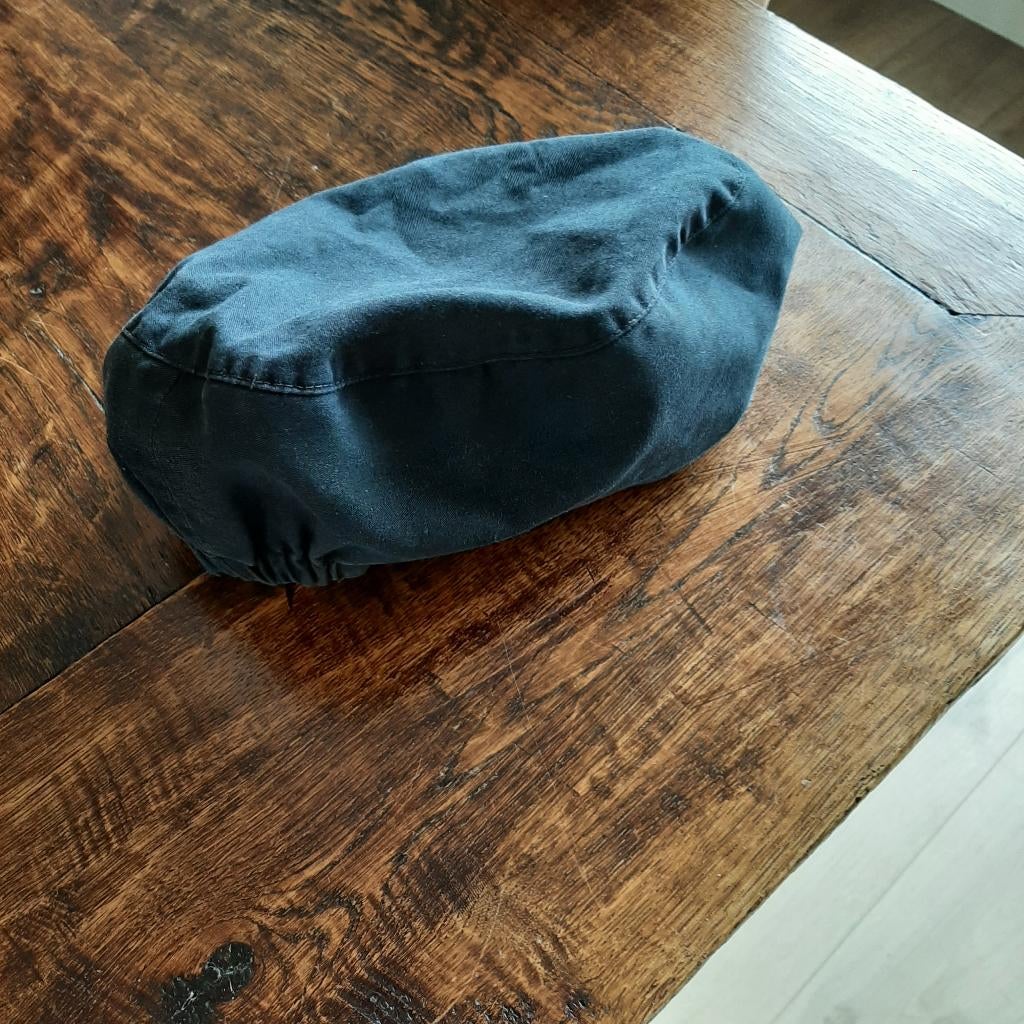 Zwarte koksmuts, Ophalen of Verzenden, Gebruikt, Zwart, Schort