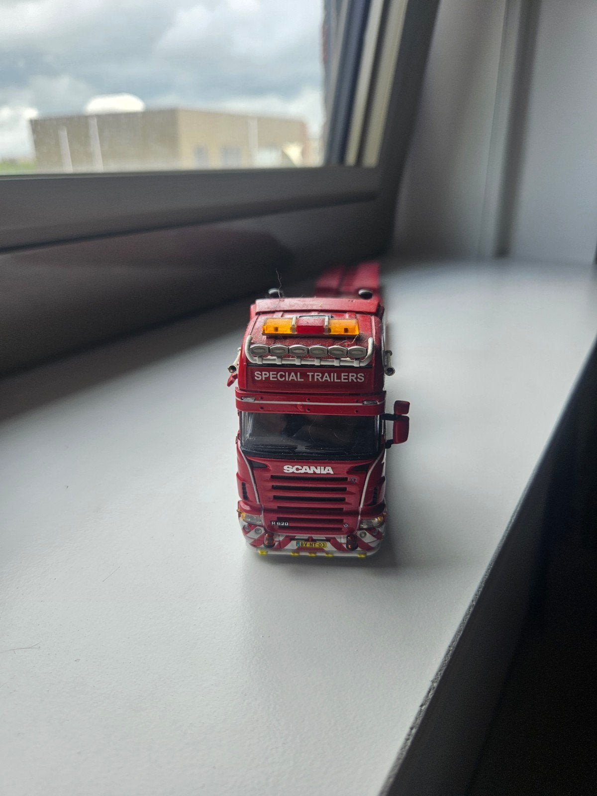noote boom scania met lowloader, Ophalen, Gebruikt, Bus of Vrachtwagen, Wsi