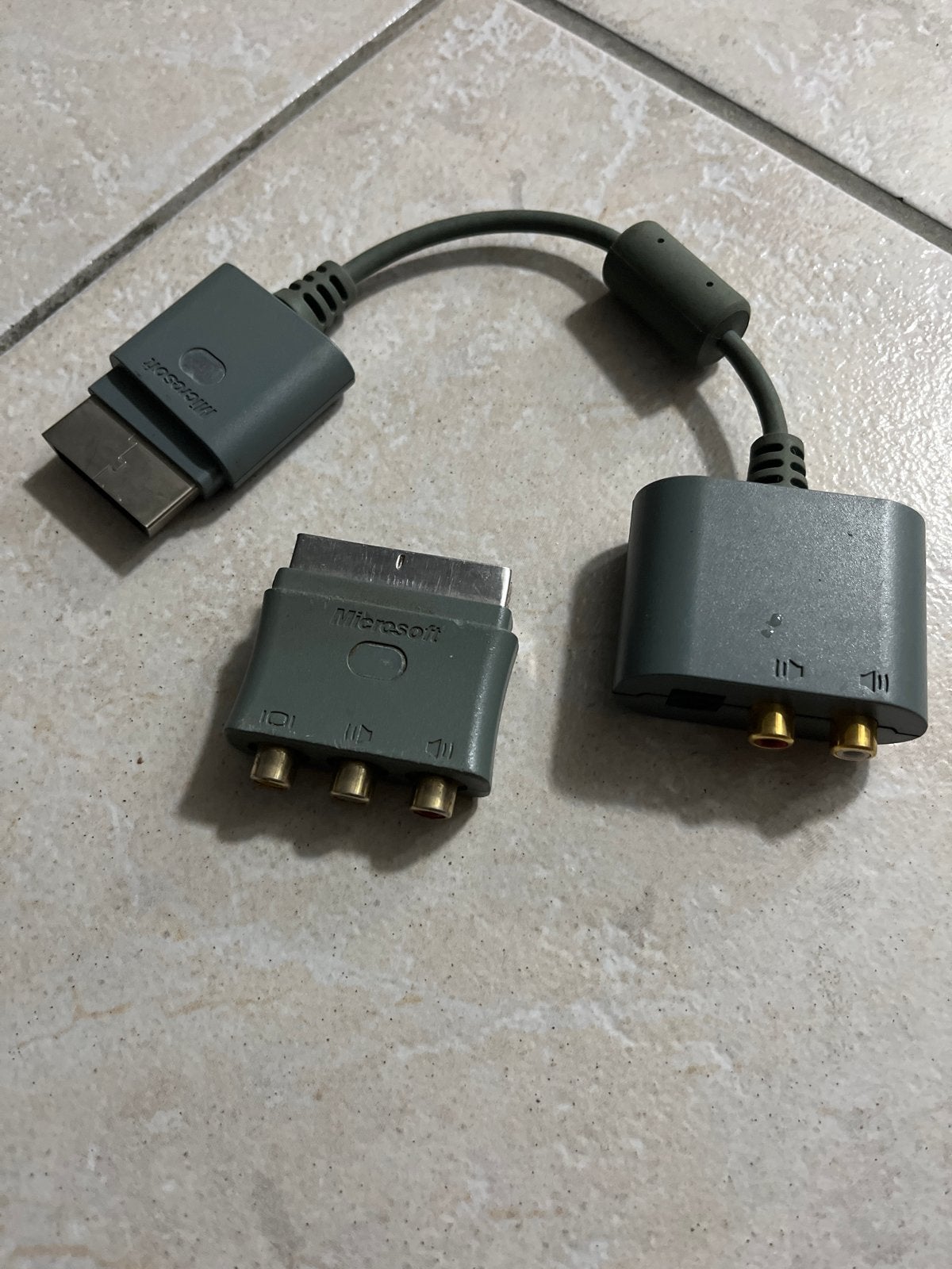 Microsoft Xbox Original AV-kabel - Composiet, Ophalen of Verzenden, Gebruikt, Voeding of Kabel, Xbox Original