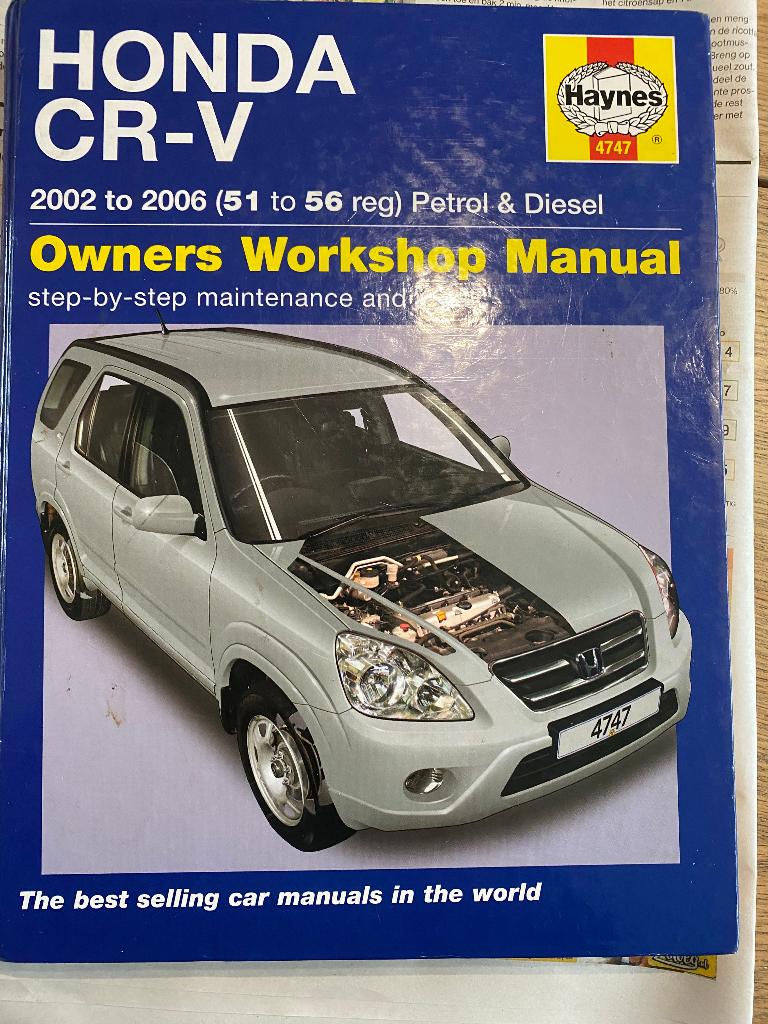 haynes workschop manual, Ophalen