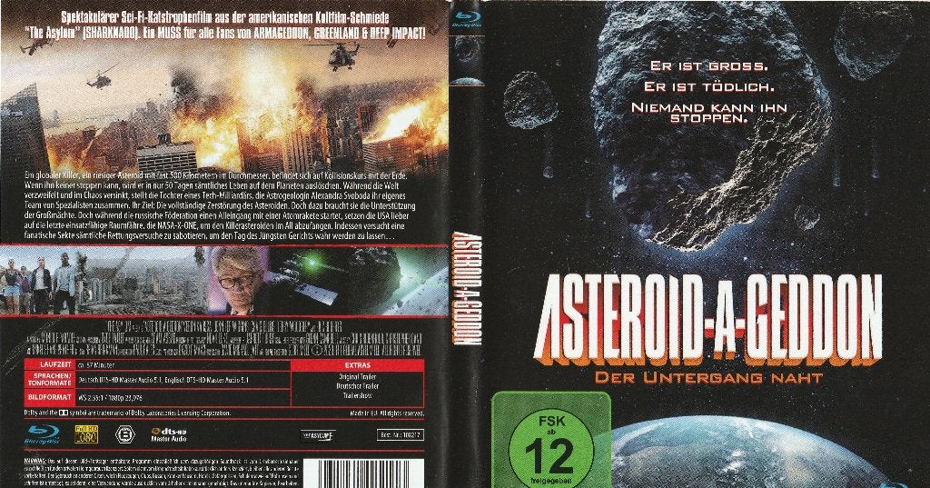 Astroid a geddon blu ray ( engels - duits ), Ophalen of Verzenden, Zo goed als nieuw, Overige genres