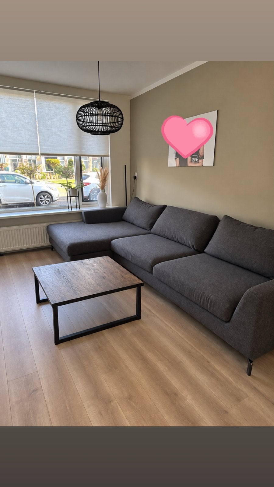 Luxe Hoekbank, Ophalen, Gebruikt, 100 tot 125 cm, Hoekbank