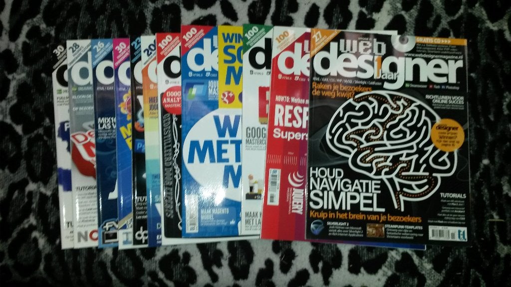 webdesign tijdschriften met cd, Boeken, Ophalen of Verzenden, Zo goed als nieuw, Internet of Webdesign