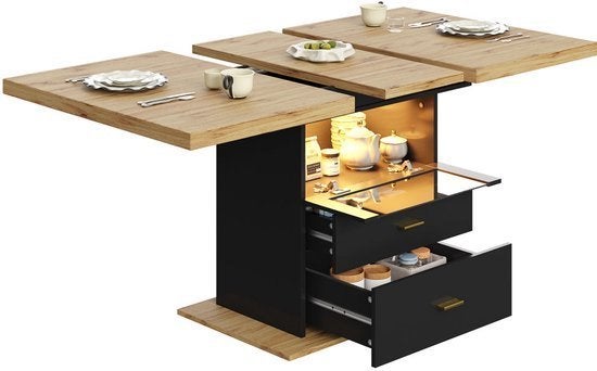 Uitklapbare Tafel – Uitschuifbare Eettafel – Klaptafel, Corvance B.V., Verzenden, Nieuw, Corvancebol@gmail.com