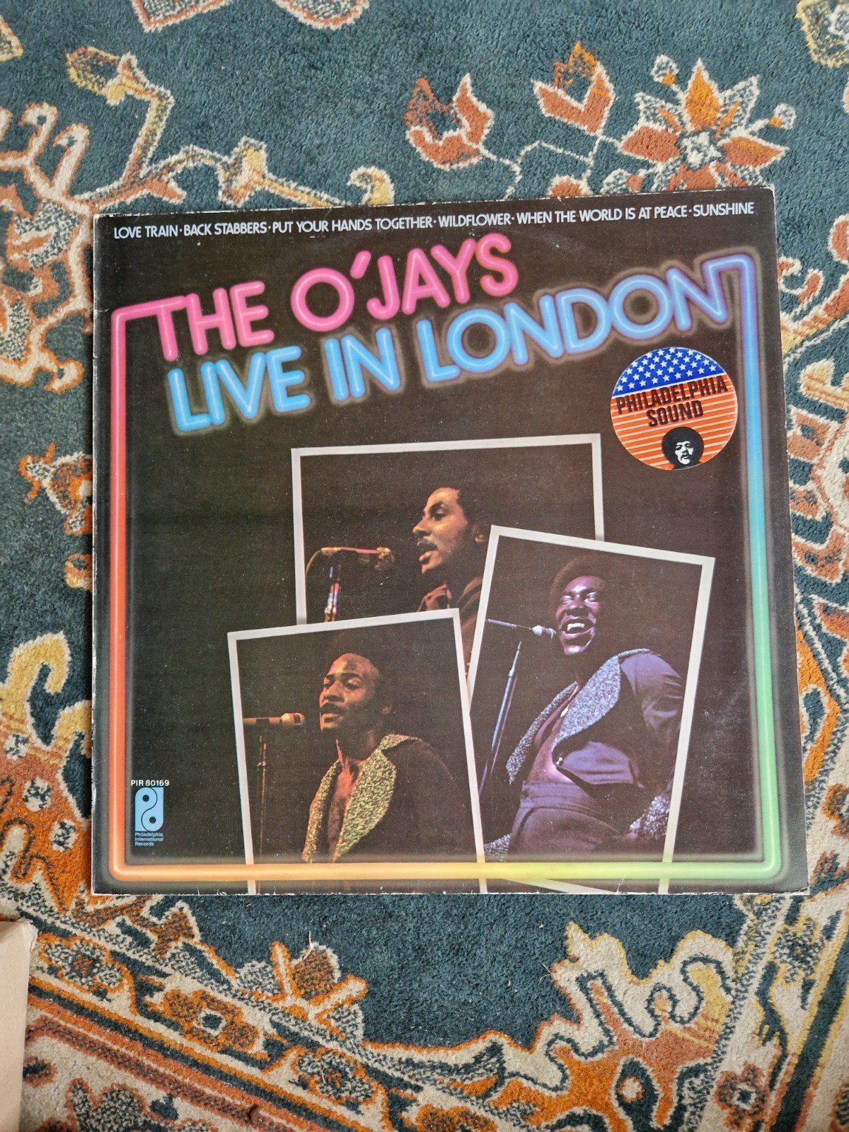 The O'Jays - Live in London LP (Philadelphia Sound), LP, Gebruikt, Overige genres, Ophalen of Verzenden