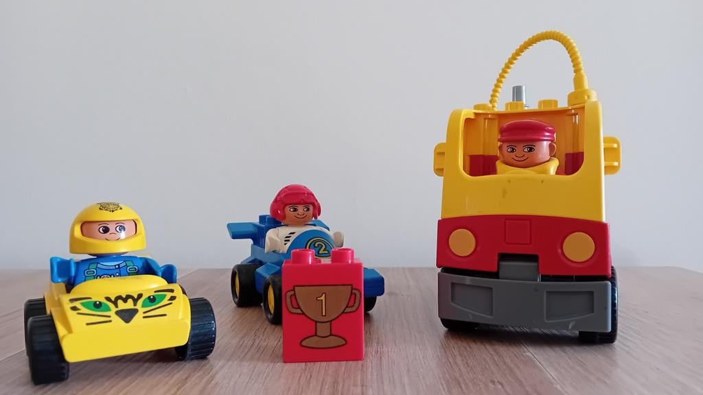 Duplo race auto's en vrachtwagen, Kinderen en Baby's, Speelgoed | Duplo en Lego, Ophalen