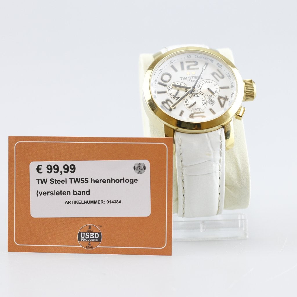 TW Steel TW55 herenhorloge (versleten band, TW Steel, Gebruikt, Support@twsteel.com, Prinses Beatrixlaan 22
2595 AK The Hague
Netherlands