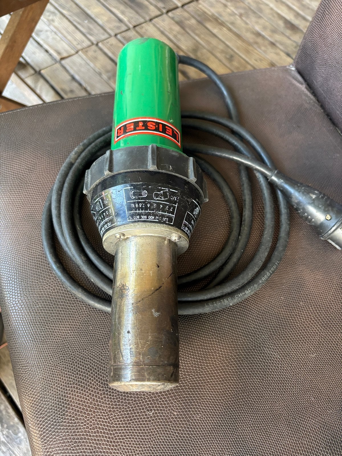 Professional Leister hetelucht lasapparaat föhn 3500W, Ophalen, Gebruikt, 250 ampère of meer, Overige typen