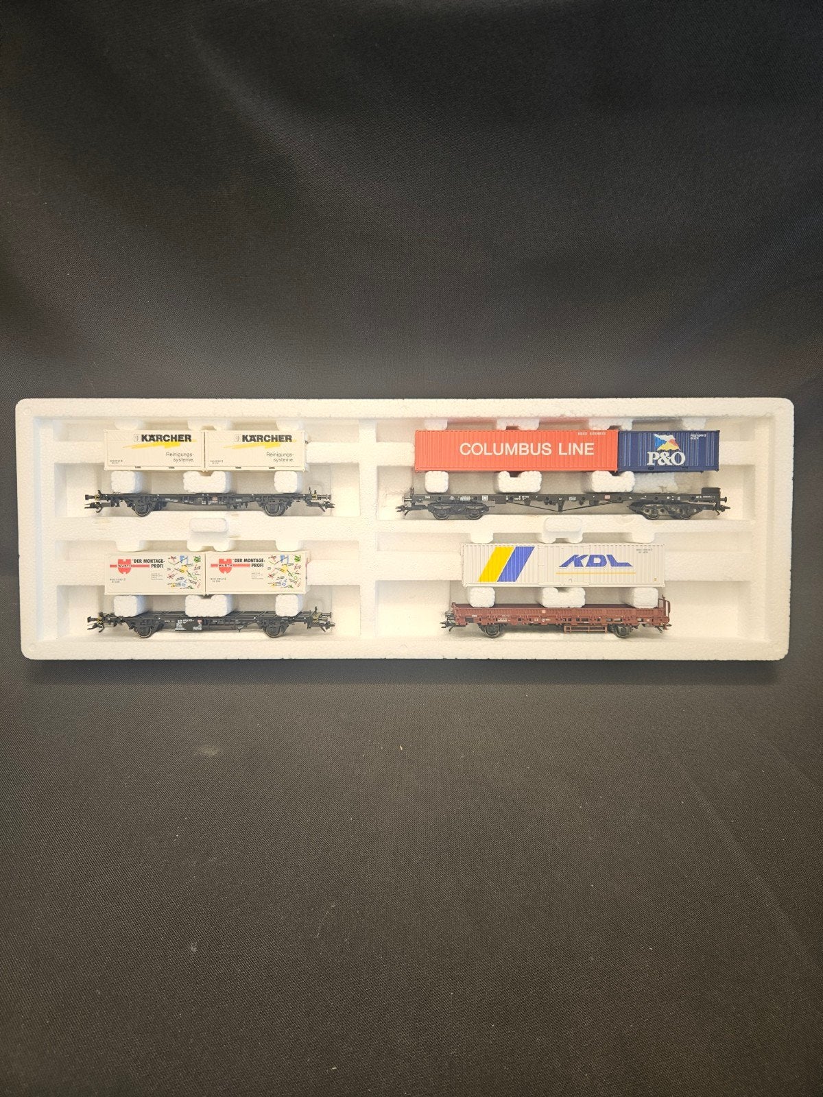 Märklin H0 Containerwagen Set 47681 - Nieuwstaat, Z, Z, Gelijkstroom of Wisselstroom, Wagon