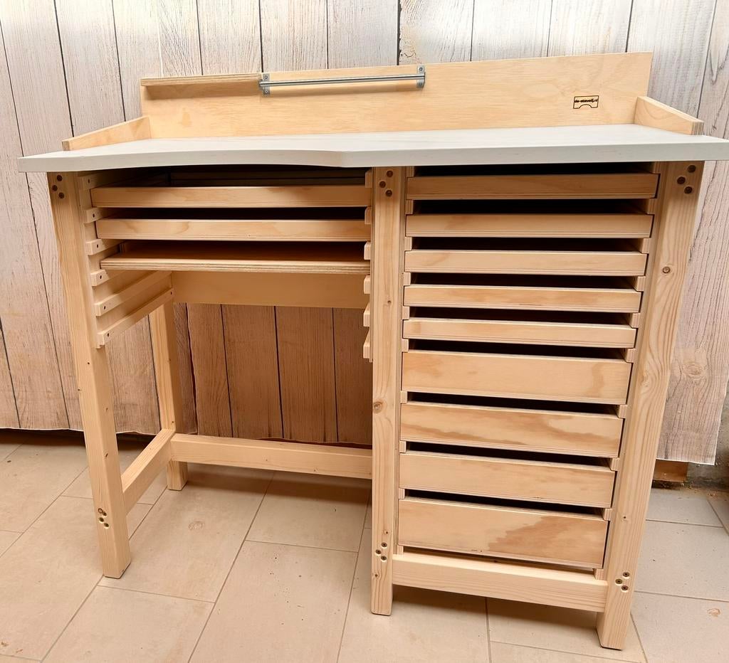 Werkbank voor horlogemaker 120 cm breed, Ophalen, Nieuw
