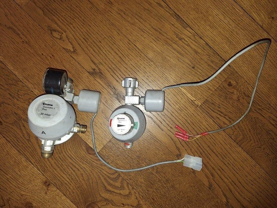Truma gasdrukregelaar met filter en manometer, Ophalen of Verzenden, Gebruikt