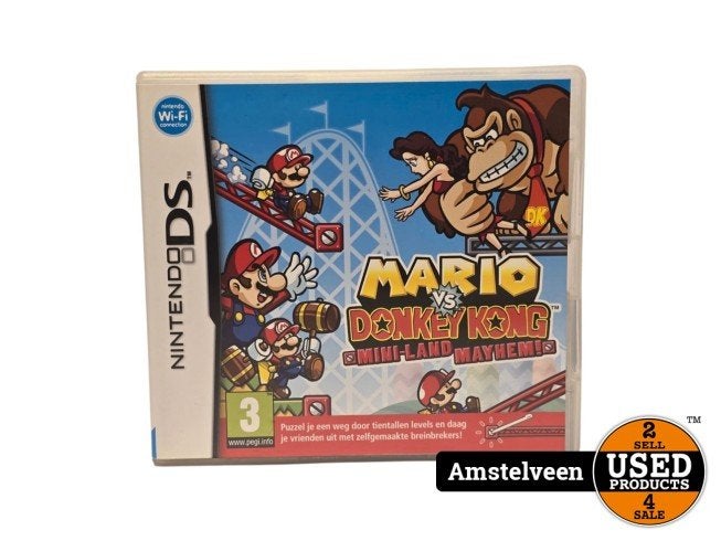 Nintendo DS: Mario VS Donkey Kong - Mini-Land Mayhem, Nintendo, Gebruikt, Support@nintendo.com, 11-1 Hokotate-cho, Kamitoba, Minami-ku
Kyoto 601-8501
Japan
