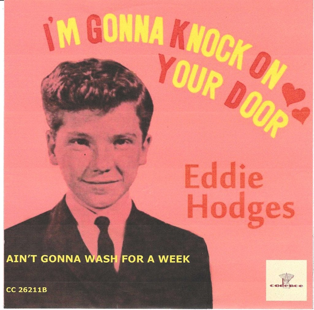 EDDIE HODGES 45T SINGLE: I'M GONNA KNOCK ON YOUR DOOR, Cd's en Dvd's, Ophalen of Verzenden, Gebruikt, Pop