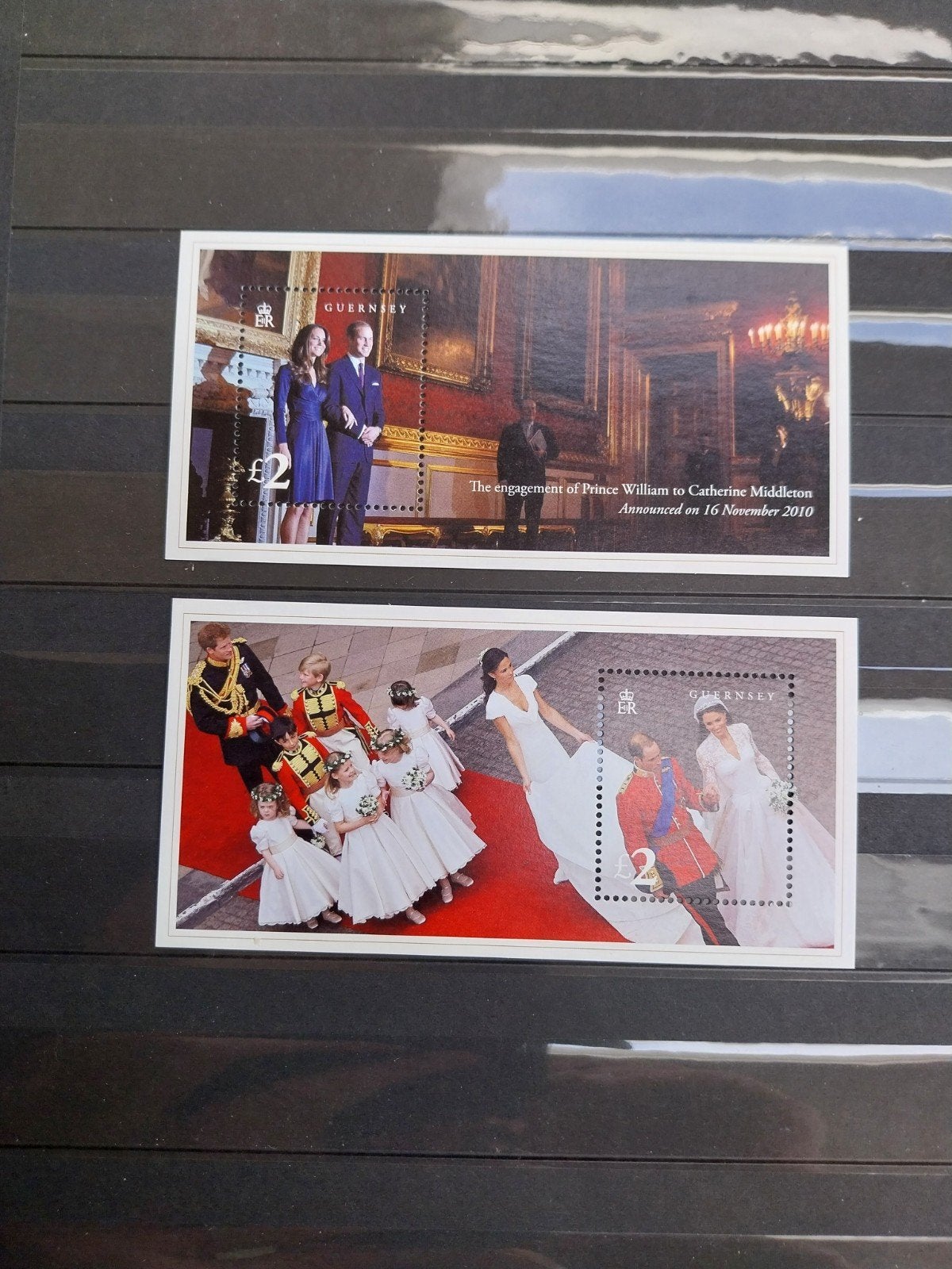 Guernsey blok 55-56 royal wedding 2011 postfris mi 10 eu, Ophalen of Verzenden