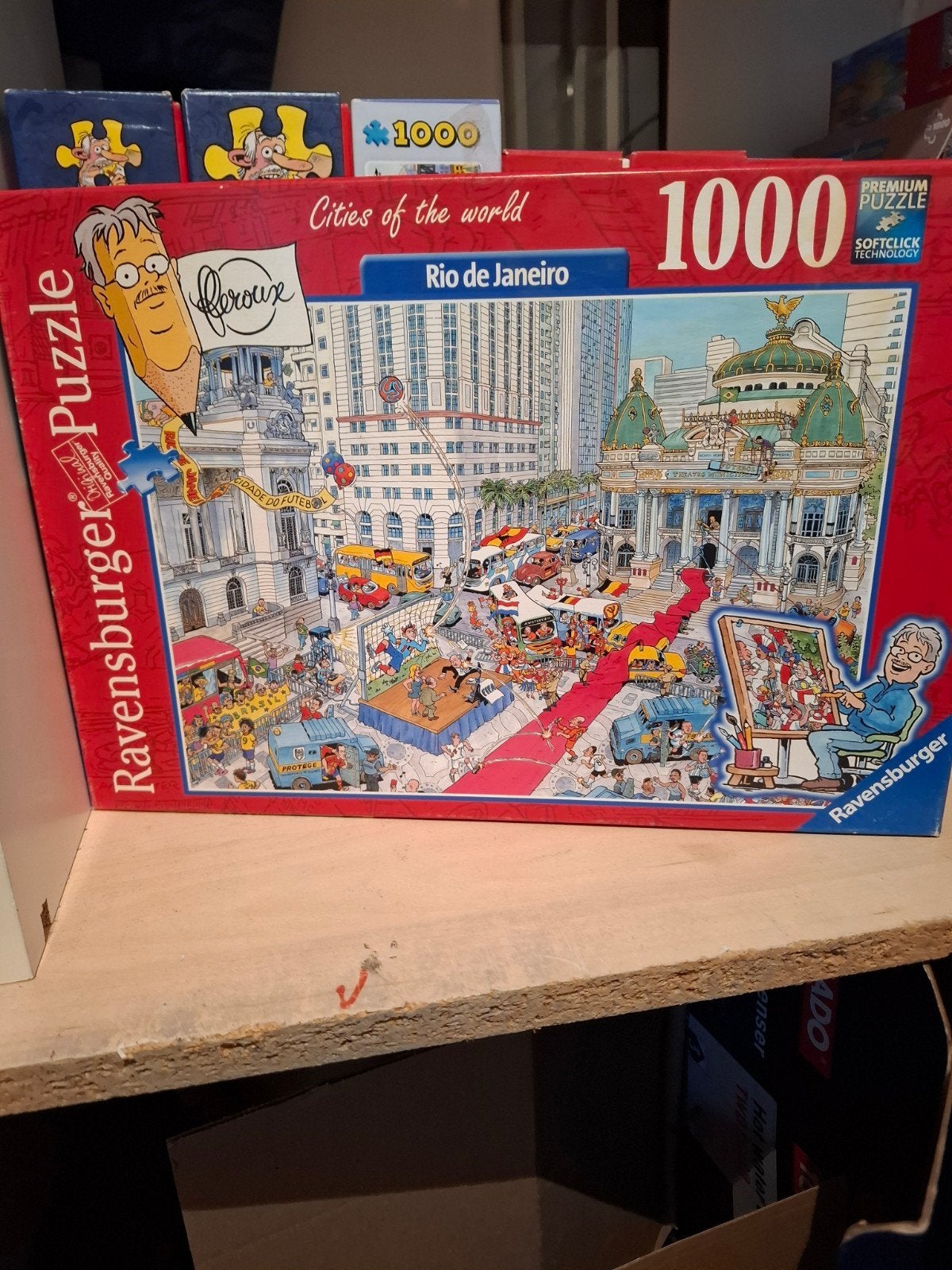 Ravensburger Legpuzzel Rio de Janeiro 1000 stukjes, Ophalen of Verzenden, 500 t/m 1500 stukjes, Gebruikt, Legpuzzel