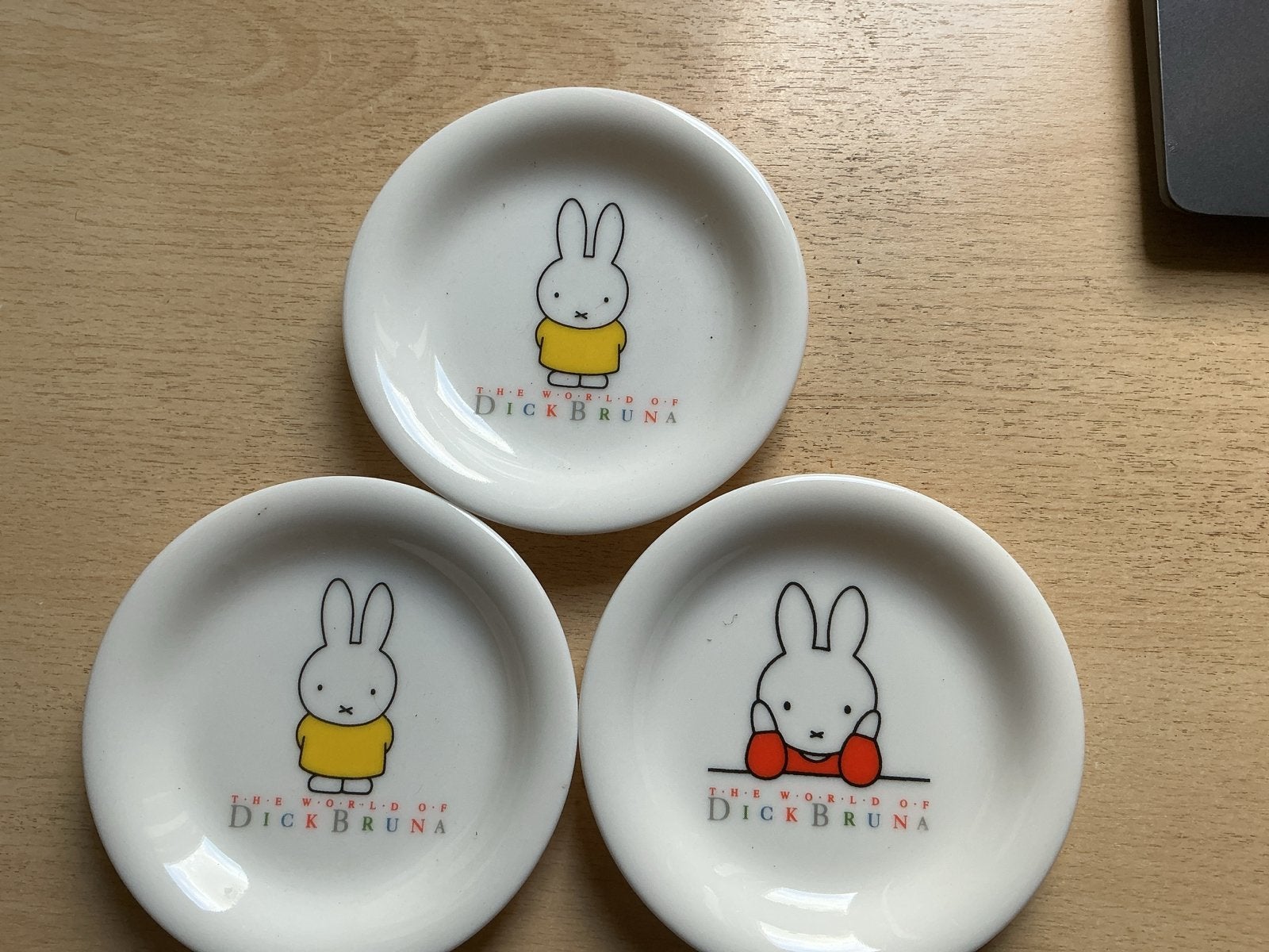3 Nijntje schaaltjes 'The World of Dick Bruna', Overige merken, Keramiek, Ophalen of Verzenden, Modern