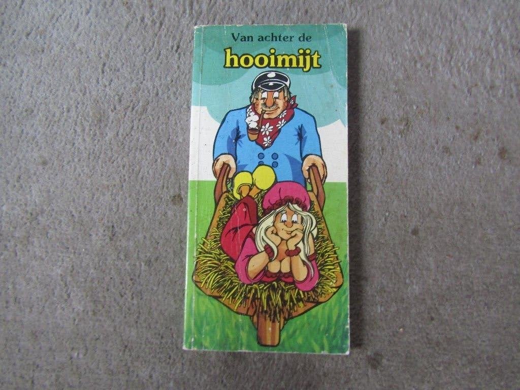 Boek: Van achter de hooimijt, Boeken, Ophalen of Verzenden, Gelezen, Tiny Brouwers, Moppen